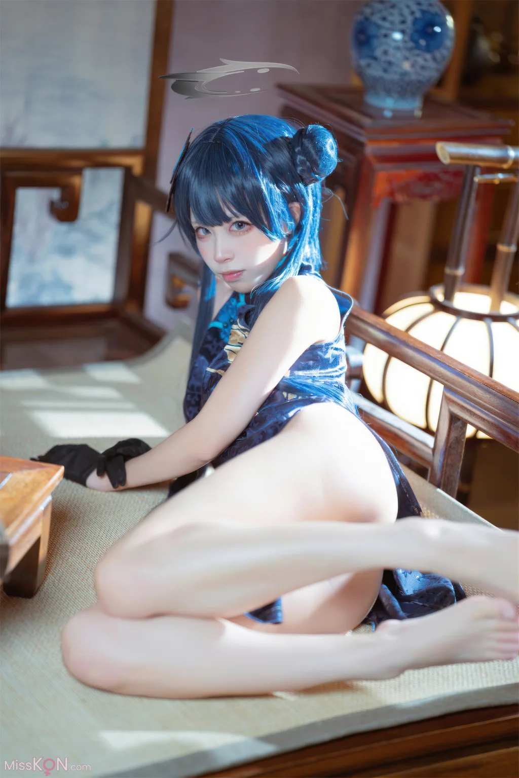 Coser@三無人型: 蔚蓝档案 龙华妃咲 旗袍 (42 photos)