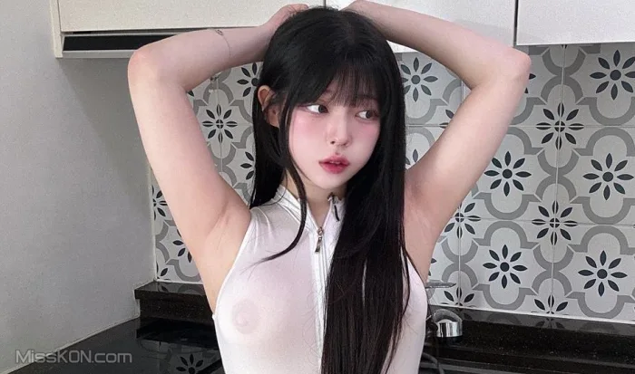 Yudi (유디): 흰 시스루 [꼭지노출] 사진 (54 photos + 4 videos)
