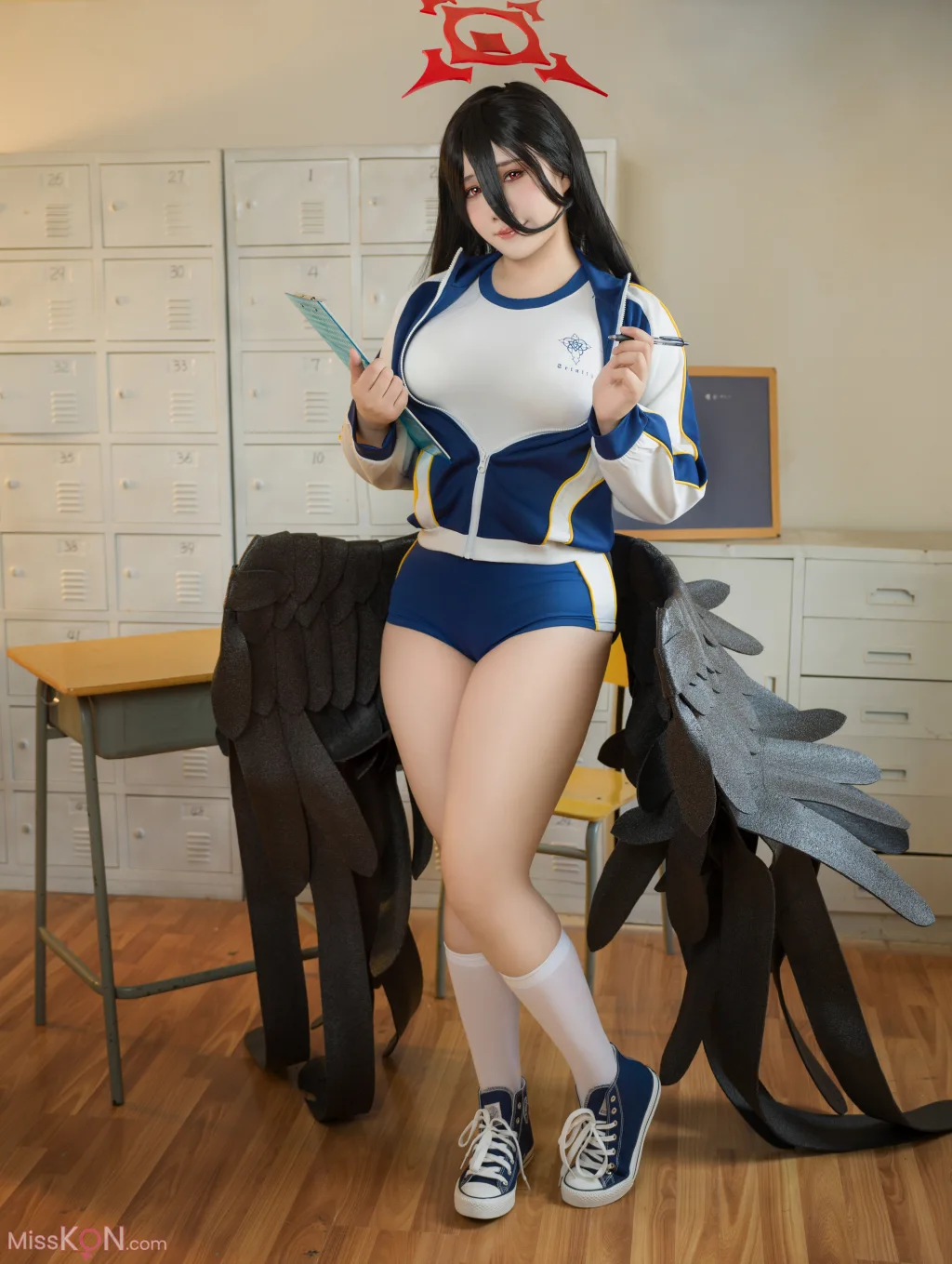 Coser@麻花麻花酱: 蔚蓝档案 羽川莲见 (35 photos)