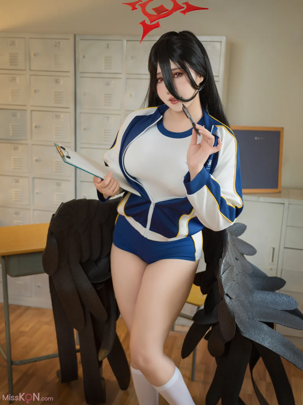 Coser@麻花麻花酱: 蔚蓝档案 羽川莲见 (35 photos)