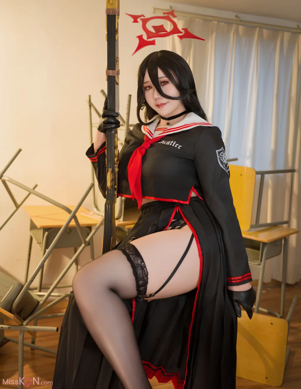Coser@麻花麻花酱: 蔚蓝档案 羽川莲见 (35 photos)