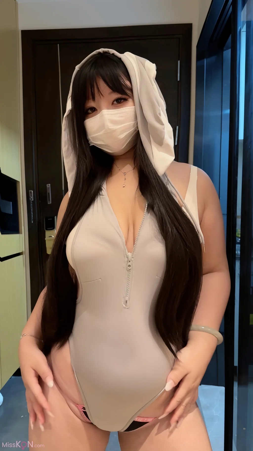 Coser@智惠姐姐: 情趣连体粉嫩丁 (21 photos)