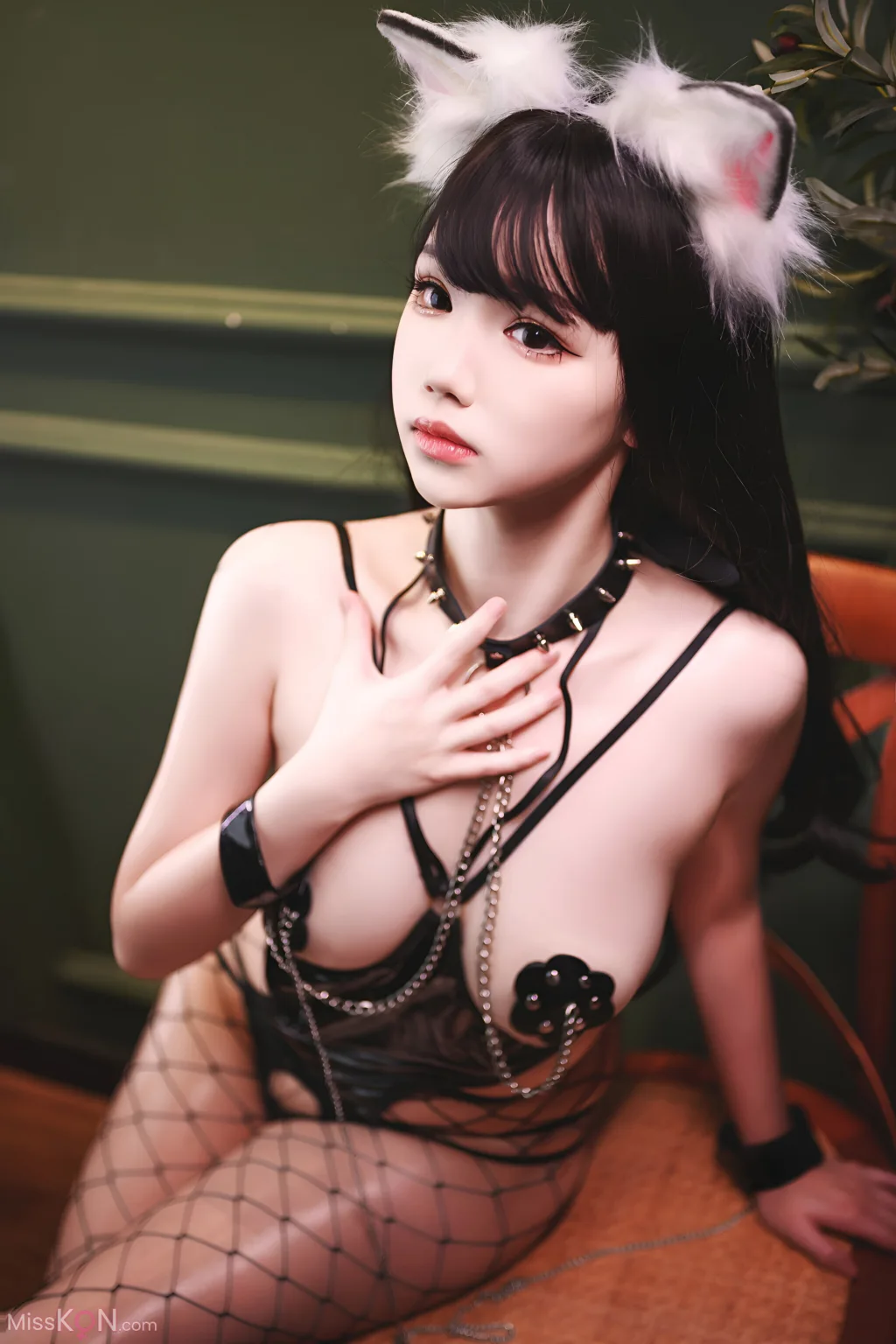 Coser@雪晴Astra: 铆钉乳贴 (36 photos)
