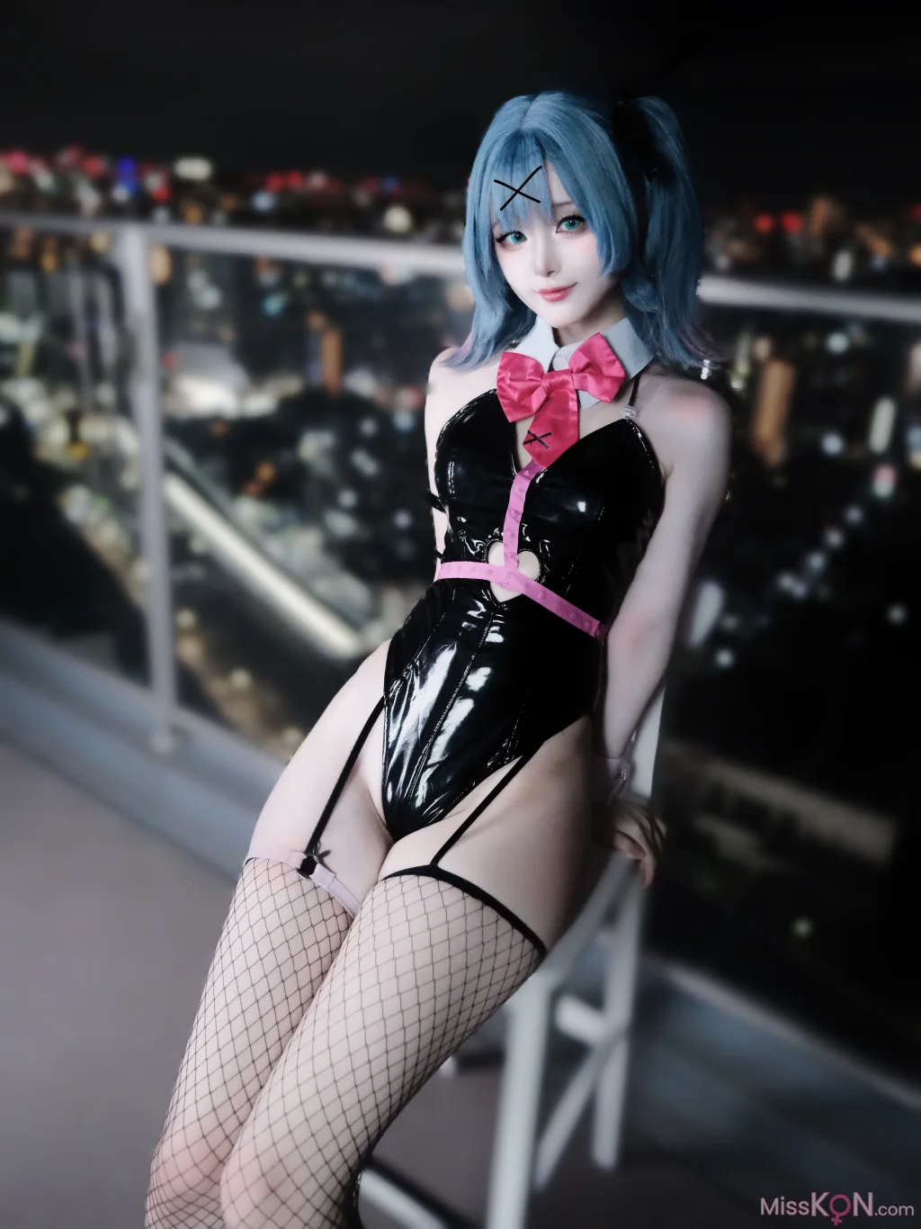 Coser@幼愛Youmeko: 初音未来兔子洞兔女郎 (28 photos)