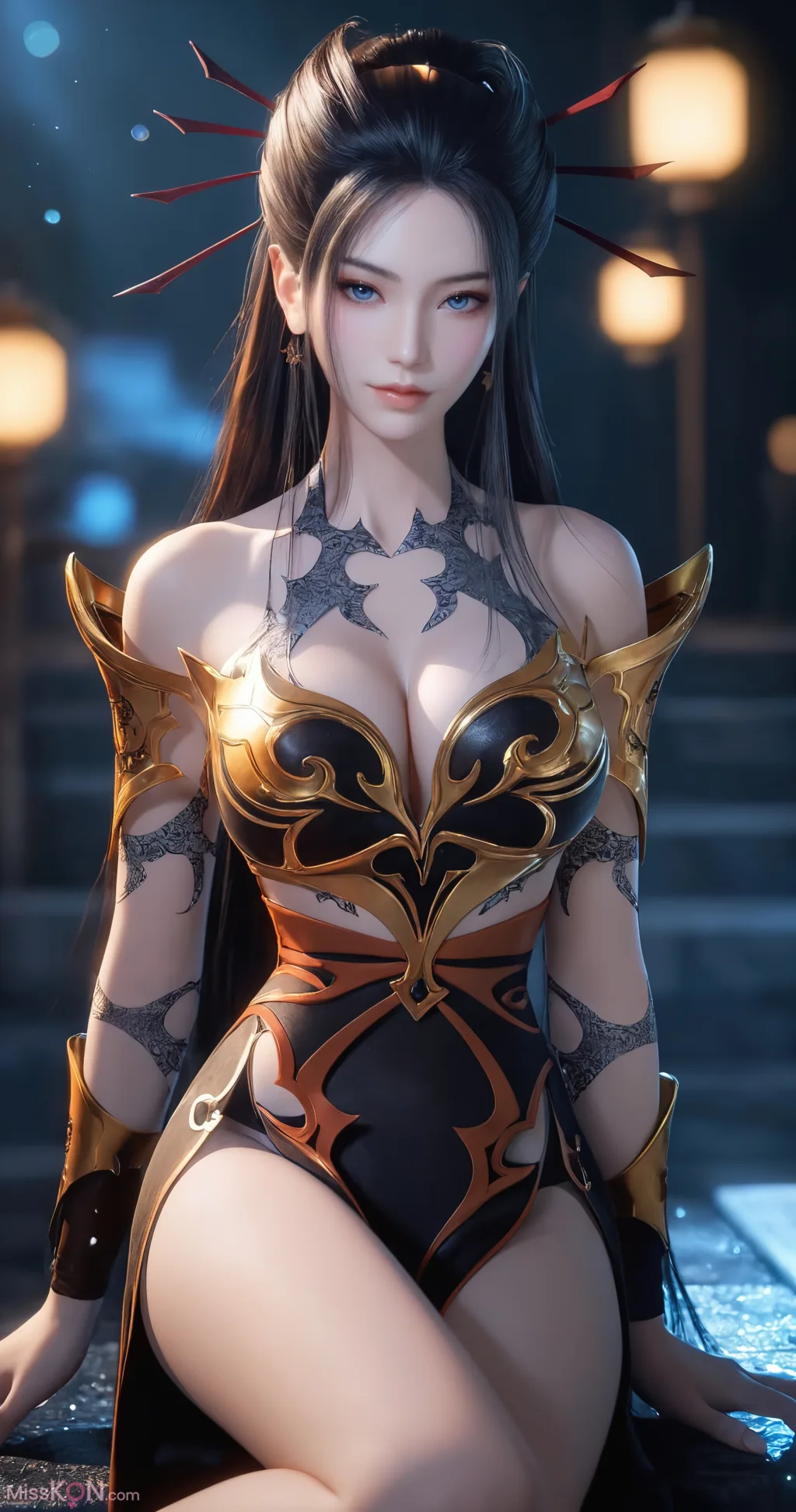 [AI Generated] 天行九歌 – 焰灵姬 【墨迹】 (278 photos)