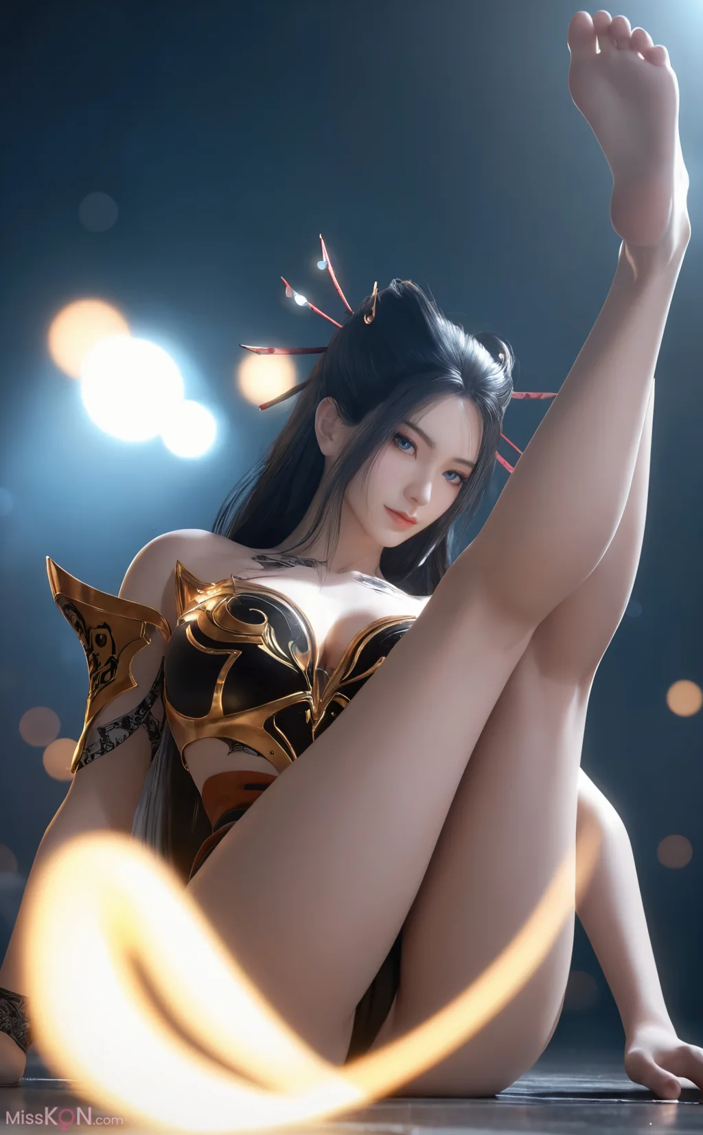 [AI Generated] 天行九歌 – 焰灵姬 【墨迹】 (278 photos)