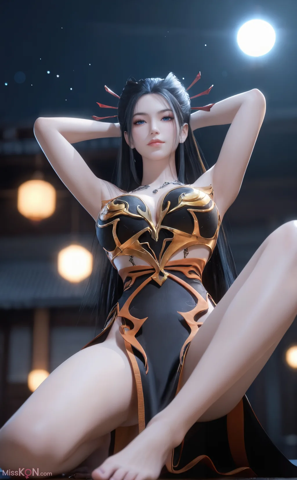 [AI Generated] 天行九歌 – 焰灵姬 【墨迹】 (278 photos)