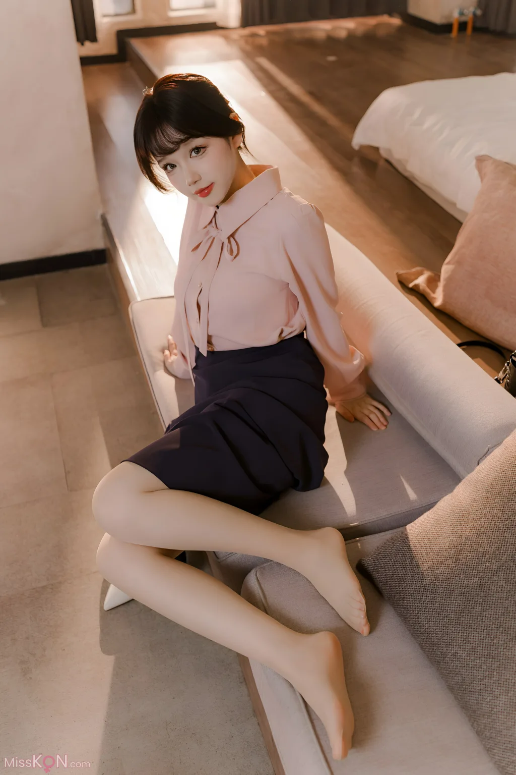 Coser@雪晴Astra: 肉丝通勤OL (71 photos + 1 video)