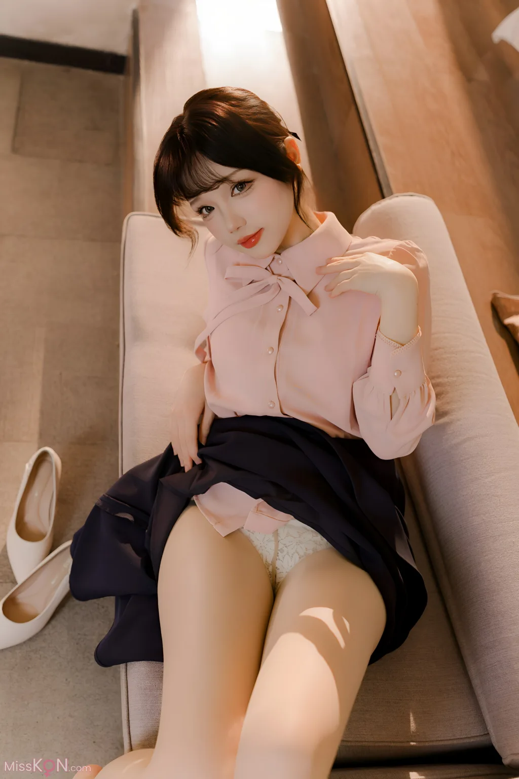 Coser@雪晴Astra: 肉丝通勤OL (71 photos + 1 video)