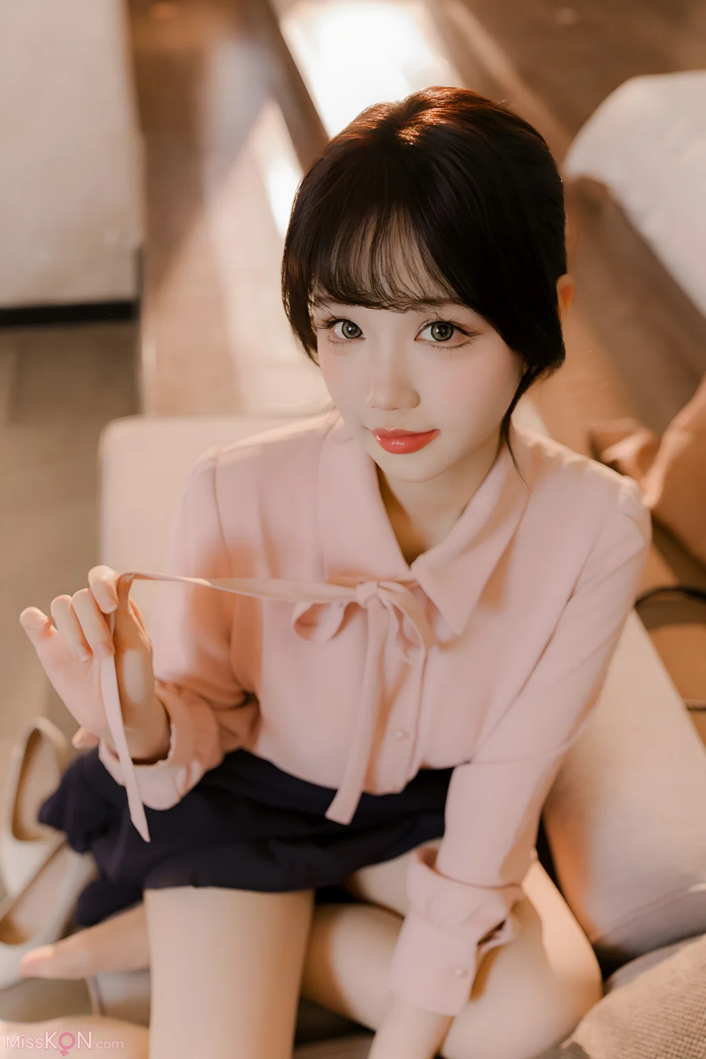 Coser@雪晴Astra: 肉丝通勤OL (71 photos + 1 video)