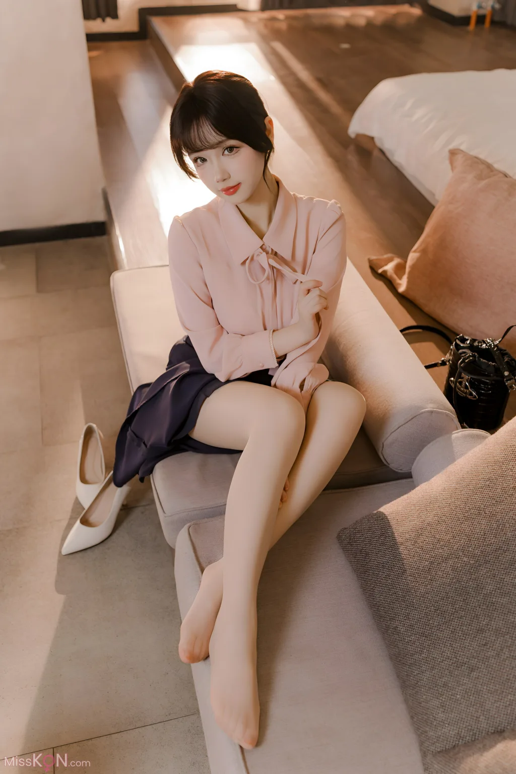 Coser@雪晴Astra: 肉丝通勤OL (71 photos + 1 video)