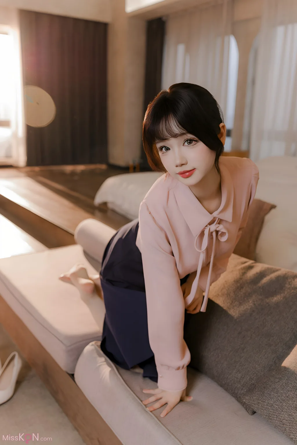 Coser@雪晴Astra: 肉丝通勤OL (71 photos + 1 video)