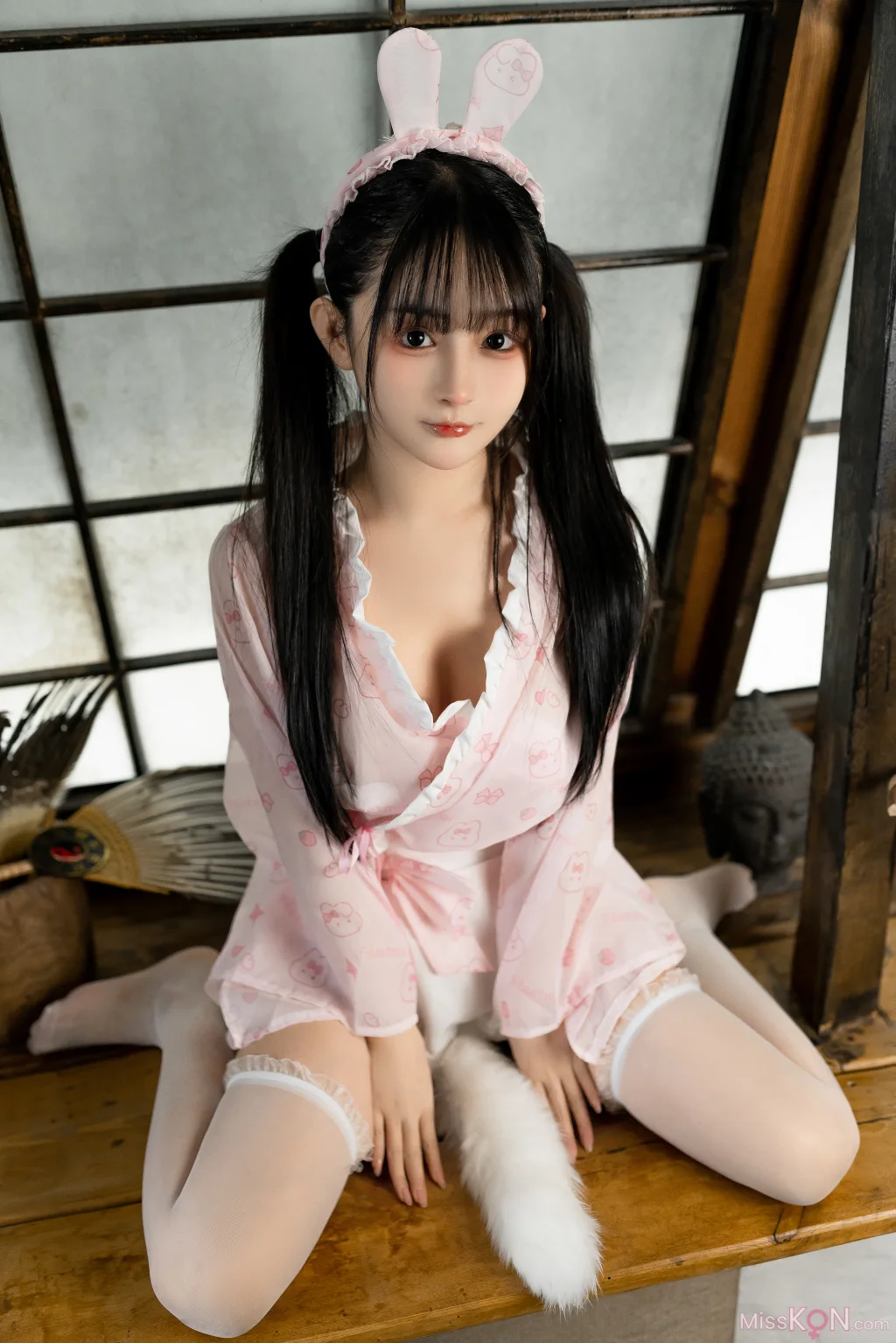 Coser@桜井宁宁: 和袖曳尾 (107 photos + 1 video)