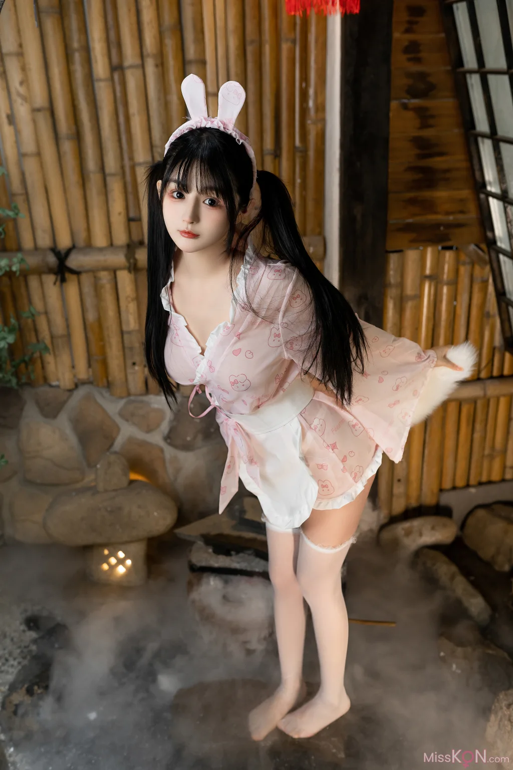 Coser@桜井宁宁: 和袖曳尾 (107 photos + 1 video)
