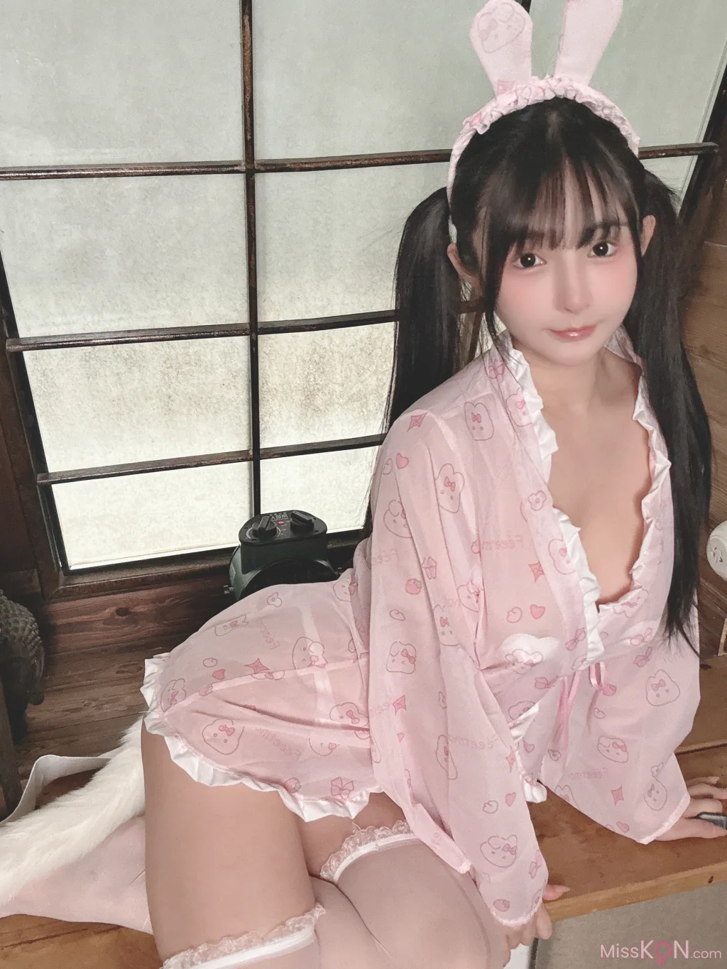 Coser@桜井宁宁: 和袖曳尾 (107 photos + 1 video)