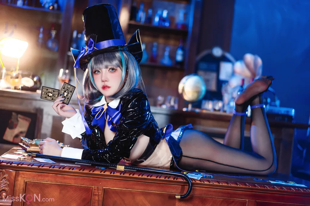Coser@阿薰kaOri: 碧蓝航线 柴郡 魔术师 (96 photos + 13 videos)