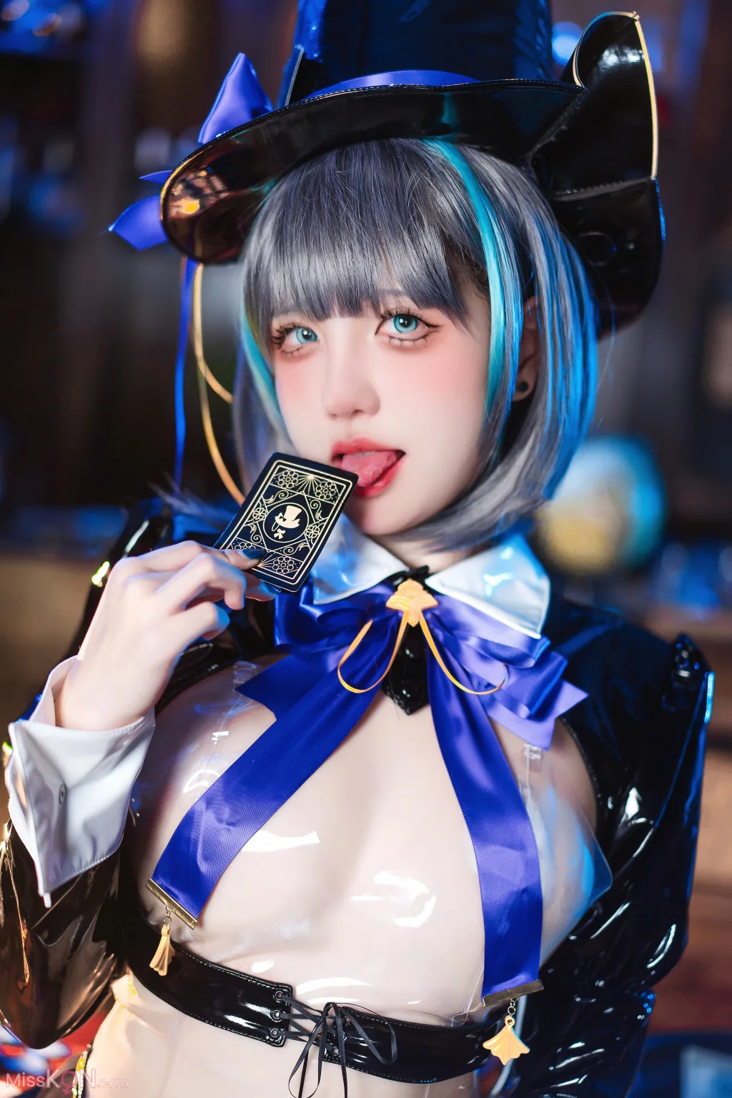 Coser@阿薰kaOri: 碧蓝航线 柴郡 魔术师 (96 photos + 13 videos)