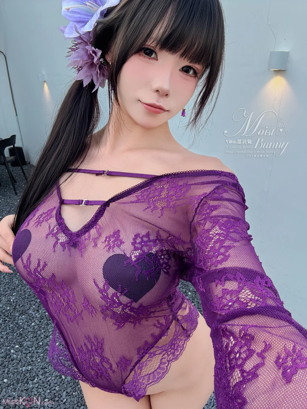 Coser@黏黏团子兔: 06月票特典『紫色韵味』 (41 photos + 1 video)
