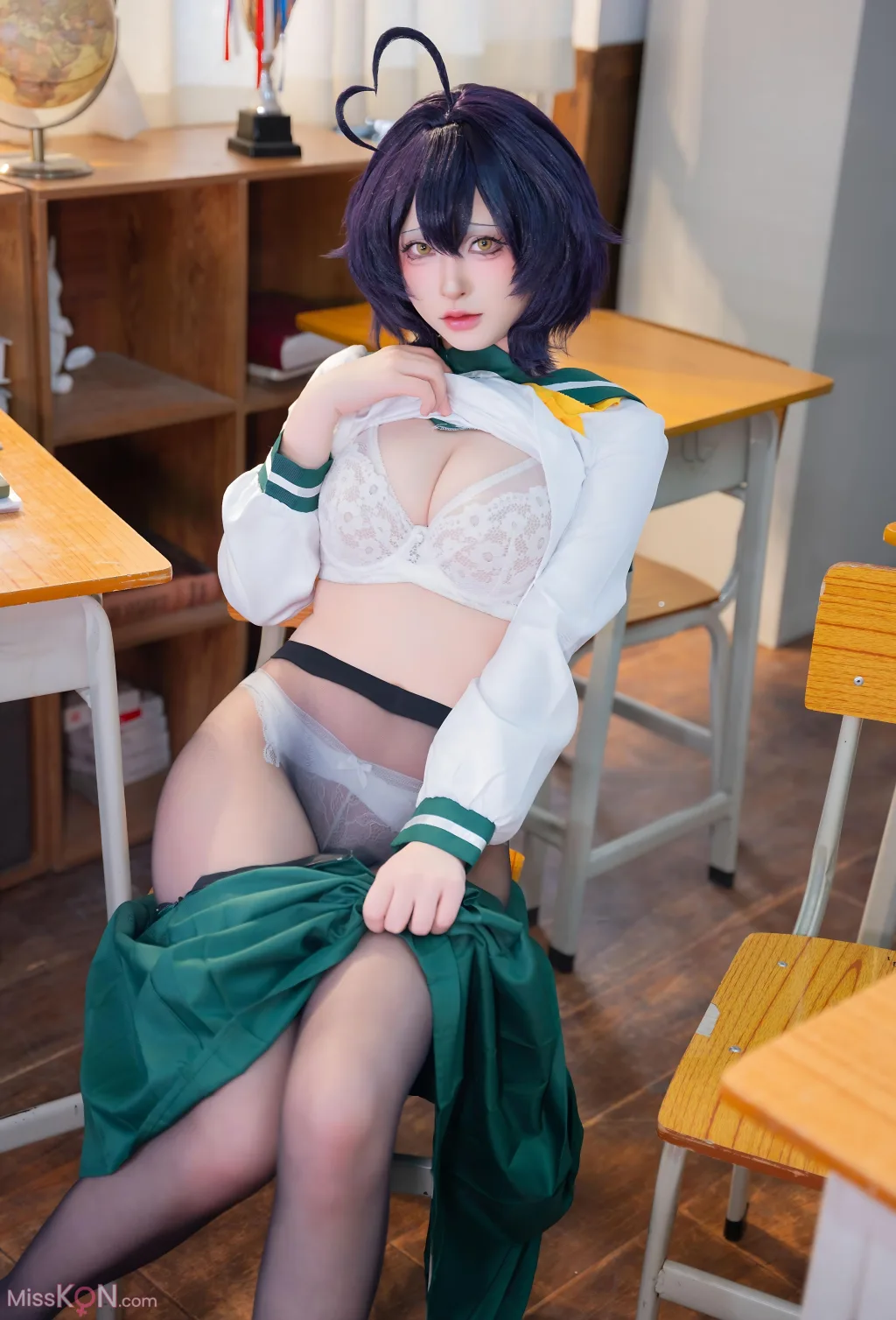 Coser@清水由乃: 憧憬成为魔法少女 柊舞缇娜JK (81 photos)