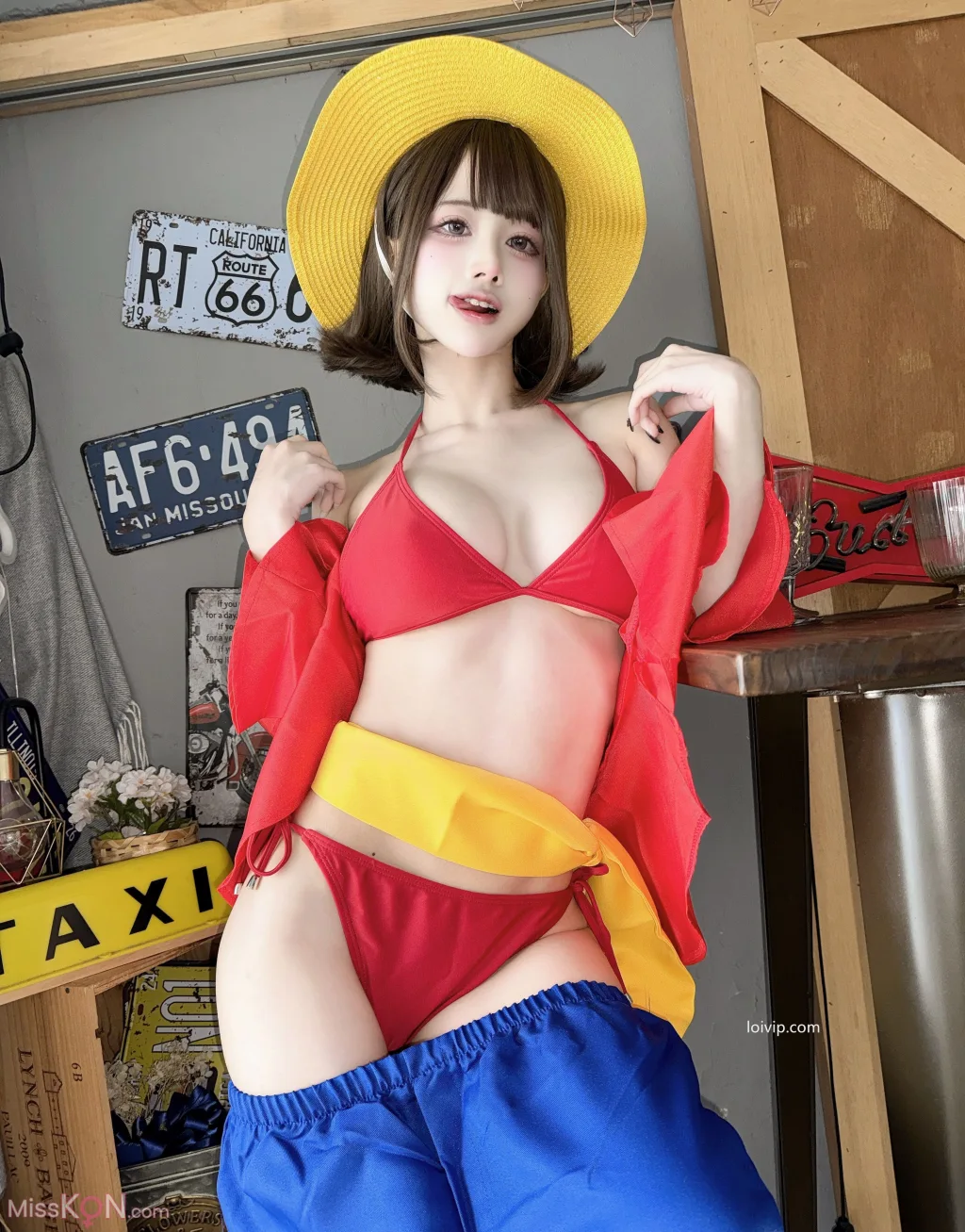 Coser@沖田凜花Rinka: 海盗凛香 (46 photos + 2 videos)