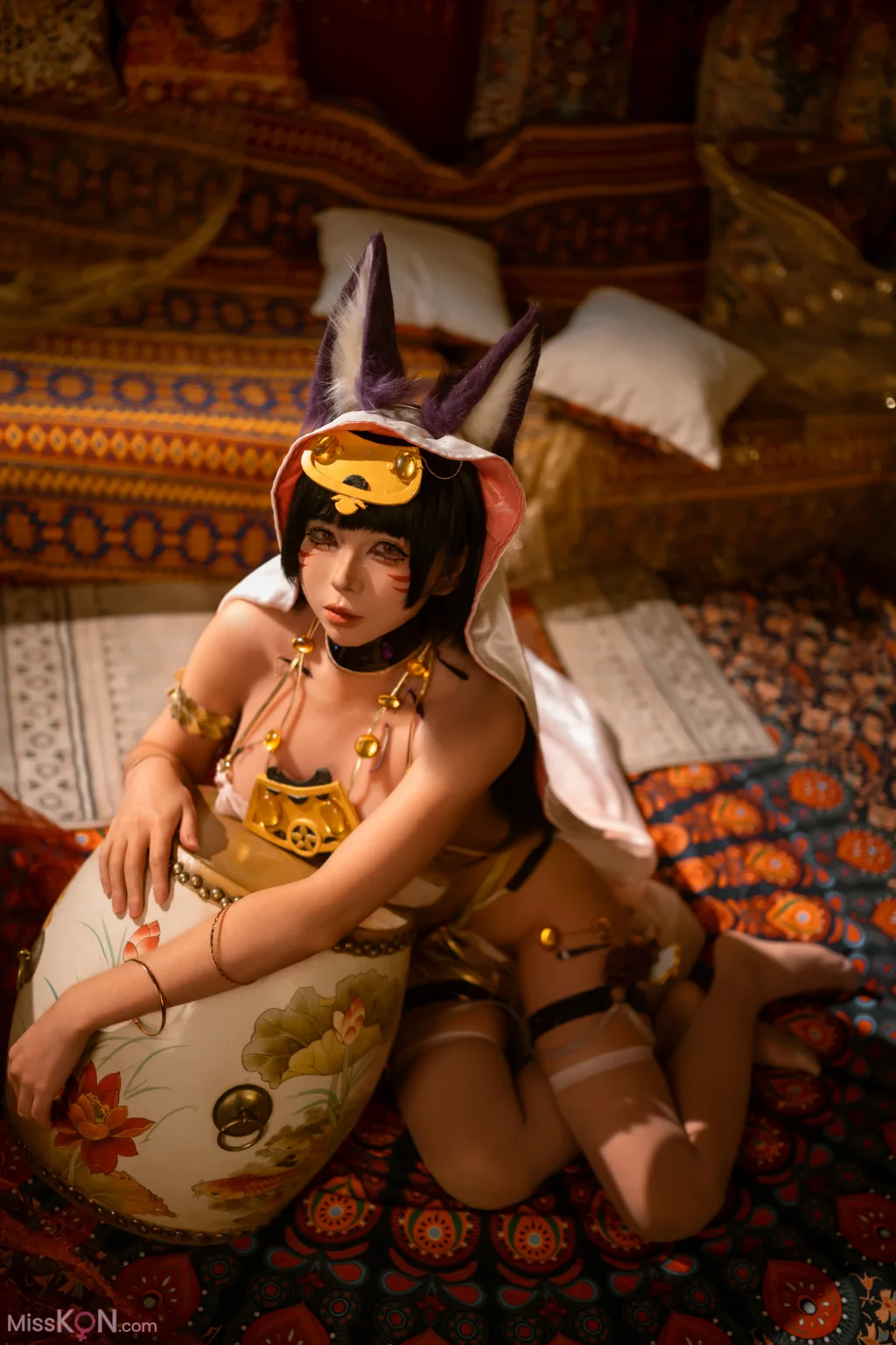 Coser@上杉绘梨落: 碧蓝航线 武藏 同人舞娘 (18 photos)