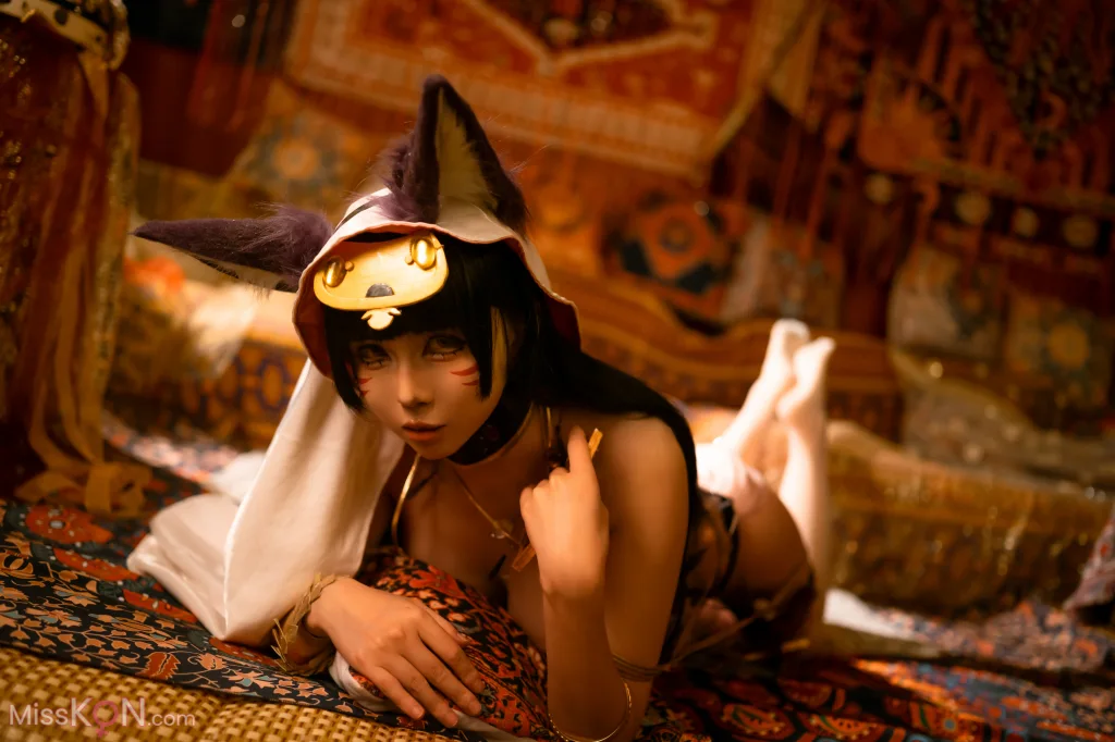 Coser@上杉绘梨落: 碧蓝航线 武藏 同人舞娘 (18 photos)