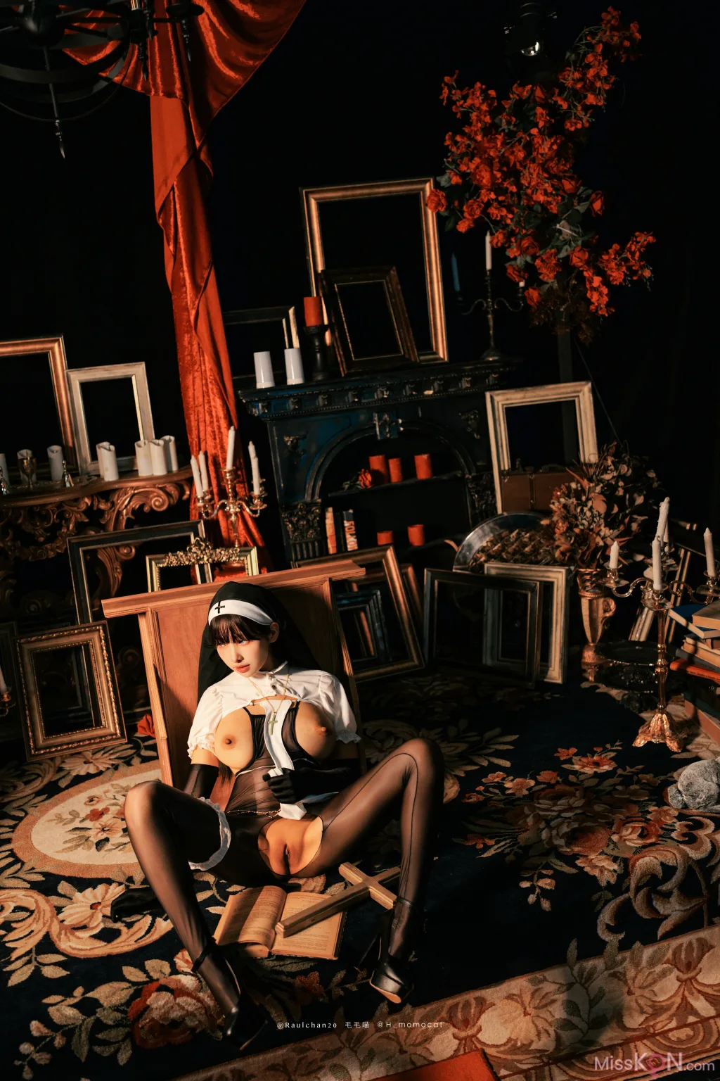 Coser@慕慕Momo: 肉體淨化世間罪惡 (60 photos + 1 video) – Page 4