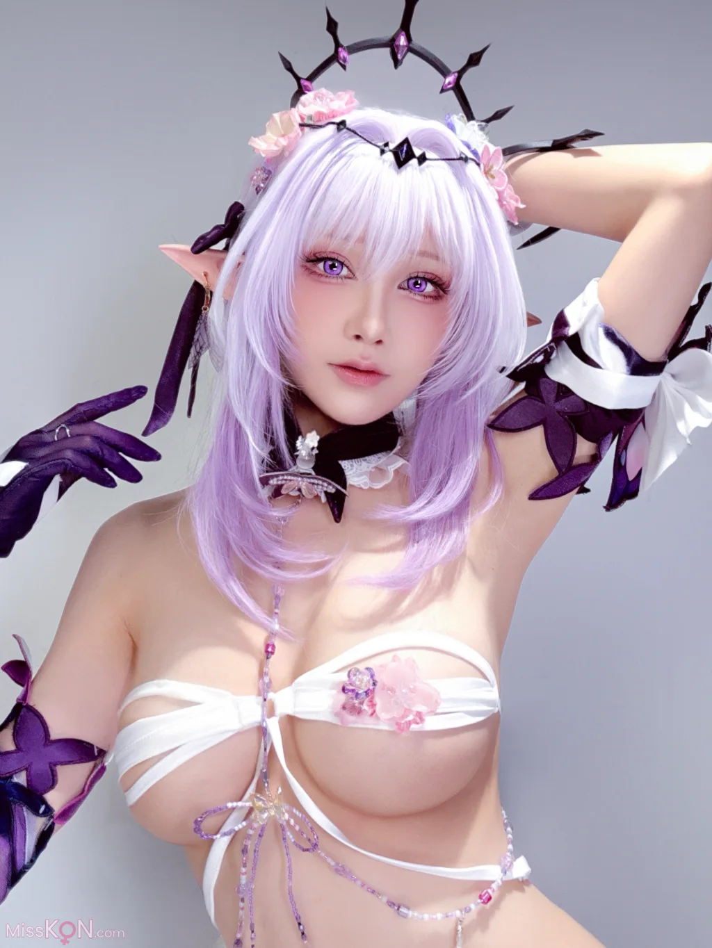 Coser@水淼Aqua: 遐蝶+芙露德莉斯 自拍 (45 photos)