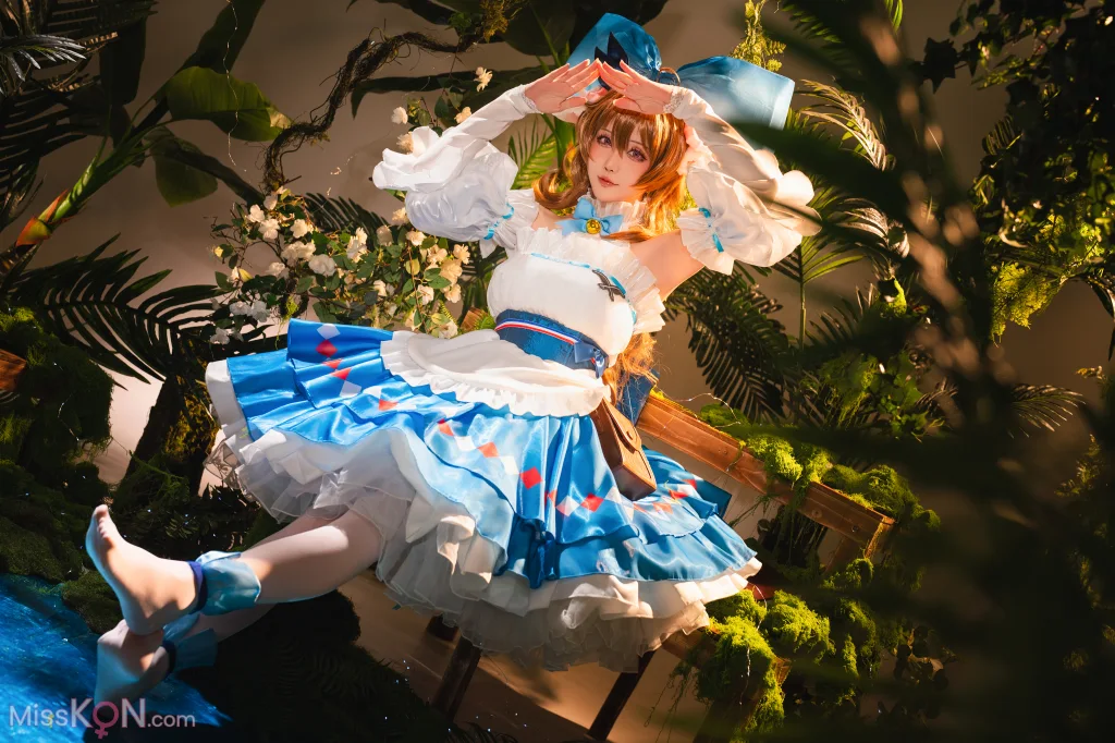 Coser@星之迟迟Hoshilily: 2025年5月计划A 明日方舟 艾雅法拉 (34 photos)